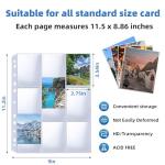 9 Pocket Card Sleeves for 900 Cards - 50 Pack