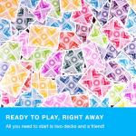 Brybelly Nertz Card Game - 12 Colorful Decks