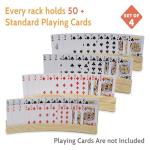 Curved Wood Card Holders Set for Seniors