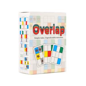 Overlap Strategy Card Game for 2-8 Players