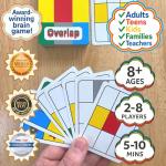 Overlap Strategy Card Game for 2-8 Players