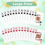 Large Print Playing Cards 2-Pack for Game Night