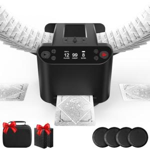 Automatic 3-in-1 Card Shuffler with Remotes