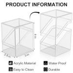 6-Pack Acrylic Deck Box for Card Storage