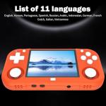 XU Mini M Retro Handheld Game Console Orange