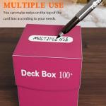 6 Pack Card Deck Storage Cases for Collectibles