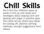 Chill Skills in a Jar: Teen Anger Tips