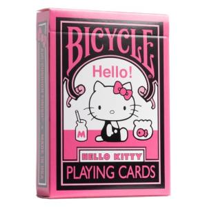 Hello Kitty Bicycle Playing Cards - Black & Pink