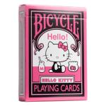 Hello Kitty Bicycle Playing Cards - Black & Pink