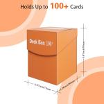 6 Pack Card Deck Storage Cases for Collectibles