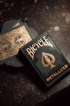 Bicycle Black & Rose Gold Metalluxe Playing Cards