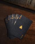 BIERDORF Waterproof Black Poker Playing Cards Deck