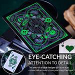 Cyberpunk Green Cardistry Playing Cards with e-Book