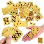 Mini Gold Waterproof Playing Cards – 2 Decks