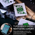 Cyberpunk Green Cardistry Playing Cards with e-Book