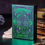 Cyberpunk Green Cardistry Playing Cards with e-Book