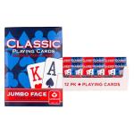 Jumbo Index Classic Playing Cards 12 Pack