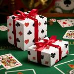 Red and Black Poker Card Suit Wrapping Paper