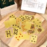 Mini Gold Waterproof Playing Cards – 2 Decks