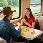 Mini Gold Waterproof Playing Cards – 2 Decks