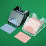 Manual Playing Card Dealing Shoe and Shuffler