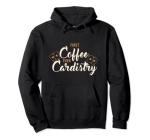 Coffee First Cardistry Cards Pullover Hoodie