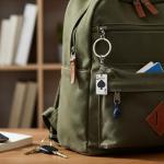 Stainless Steel Ace of Spades Poker Keychain Set