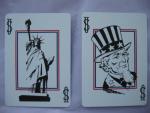 Bicycle USA Map Red, White, and Blue Playing Cards