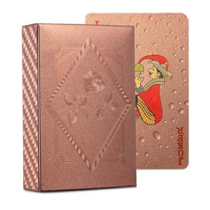 Rose Gold Waterproof Playing Cards - Luxury Casino Deck