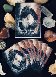 Raven's Soul Shadow Art Playing Card Deck