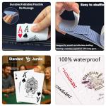 Waterproof PVC Poker Playing Cards - Jumbo Index