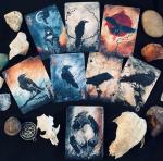 Raven's Soul Shadow Art Playing Card Deck