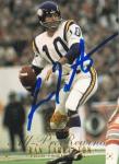Fran Tarkenton Signed Vikings 1999 Upper Deck Card
