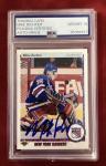 Mike Richter Signed 1990 Upper Deck Rookie Card