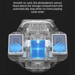 Rechargeable Automatic Card Shuffler for Parties