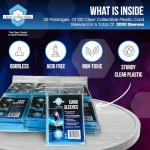 1000 Clear Penny Sleeves for Trading Cards