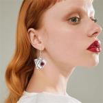 Vintage Poker Card Earrings and Heart Necklace Set