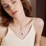 Vintage Poker Card Earrings and Heart Necklace Set