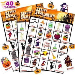 Halloween Bingo Game for 40 Players