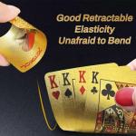Gold Waterproof Playing Cards Deck for All Occasions
