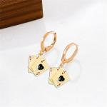 WCRAZYE Poker Card Drop Earrings with Crystals