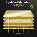 Gold Waterproof Playing Cards Deck for All Occasions