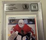 Ed Belfour Signed 1990 Upper Deck Rookie Card