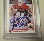 Ed Belfour Signed 1990 Upper Deck Rookie Card