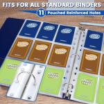 Fabmaker 36-Pack Trading Card Sleeves for Binders