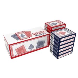 12-Pack Maverick Playing Cards - Red & Blue Decks
