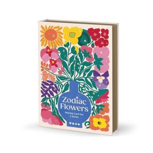 Zodiac Flowers Playing Card Set with Gift Box