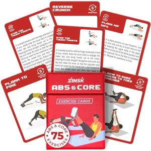 Core Strength Exercise Cards – 75+ Workouts Included