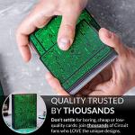 Neon Green Circuit Playing Cards with eBook
