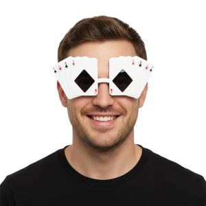 Poker Themed Sunglasses for Game Night Fun